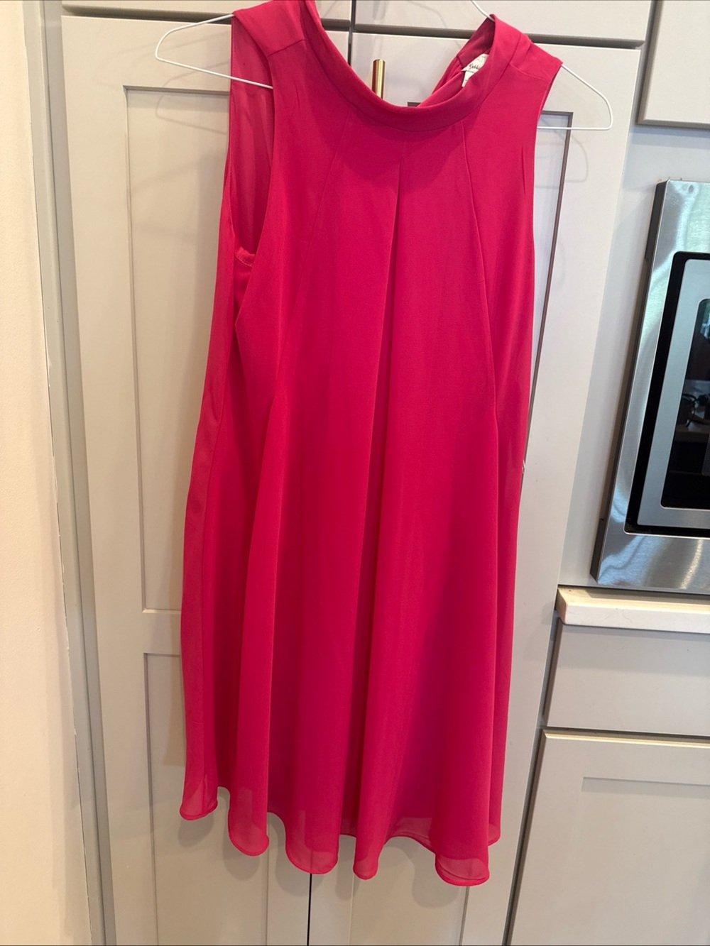 NWT Women’s Sleeveless Signature Bobbie Tee Dress Size Small Pink